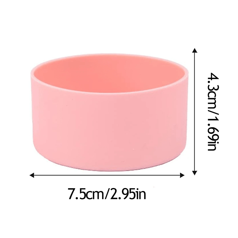 1/2PC 7,5 cm taza de silicona parte inferior de bota funda protectora antideslizante para Stanley 40oz vaso termo taza 30oz botella de agua