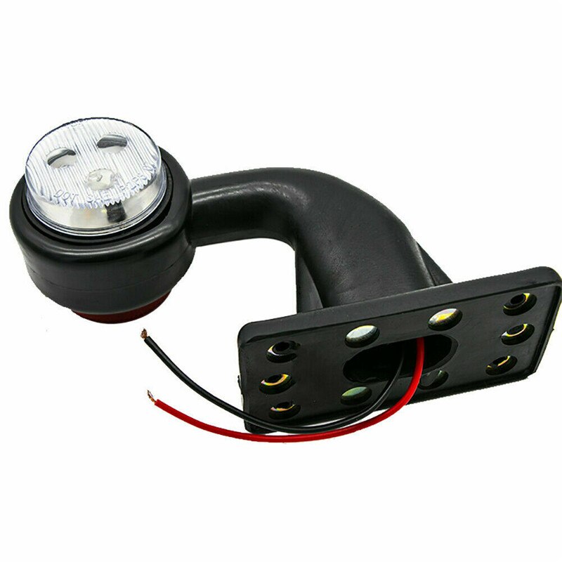 1 Pair Trailer Truck Rear Tail Light Warning Lights Waterproof 12V/24V Signal Light Lorry Stop Brake Reversing Traffic Lamp