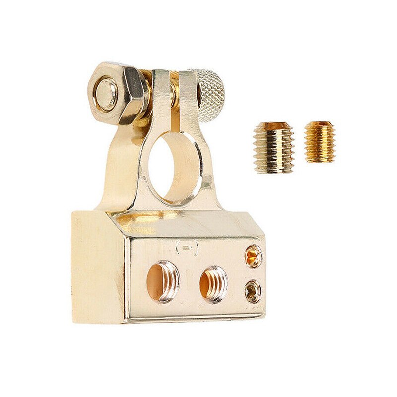 1 Pair Car Battery Connector Terminal Clamp Positive Negative Car Truck Auto Vehicle Parts Battery Terminals Metal