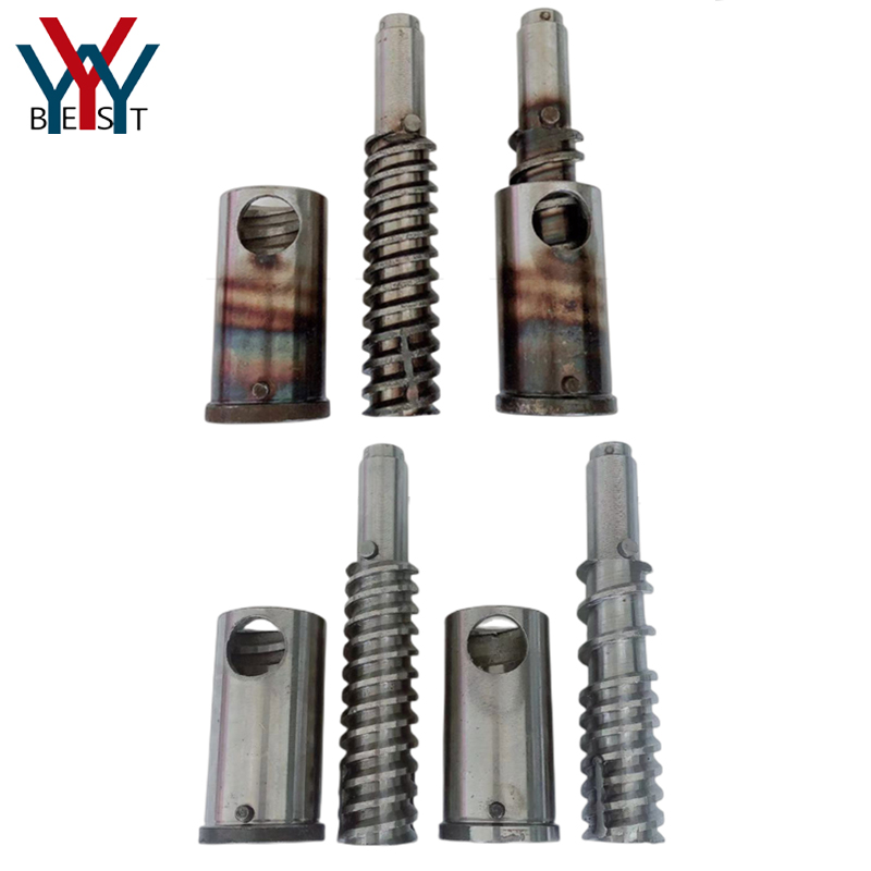 Máquina de inflado de granos de arroz y maíz, extrusora de alimentos, tornillo de palo hueco retorcido, manga de tornillo, piezas del eje de la máquina de aperitivos de arroz