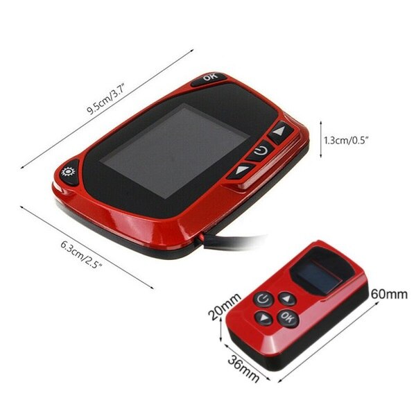 Fuel Oil Air Parking Heater LCD Thermostat Display Switch with Remote Controller