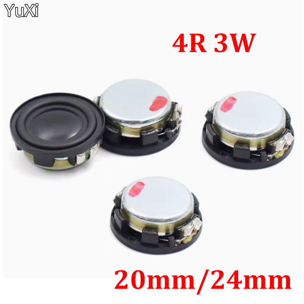 Mini haut-parleur audio en néodyme, haut-parleur à gamme complète, cinéma maison bricolage, 1 ", 20mm, 24mm, 4 Ohms, 3W, 1PC