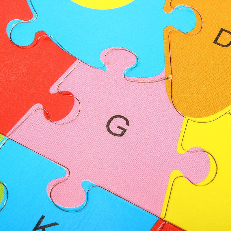 26 muster Aus Holz Tier Alphabet Frühen Lernen Puzzle Jigsaw Für Kinder baby Bildungs Learing Intelligente Spielzeug M09