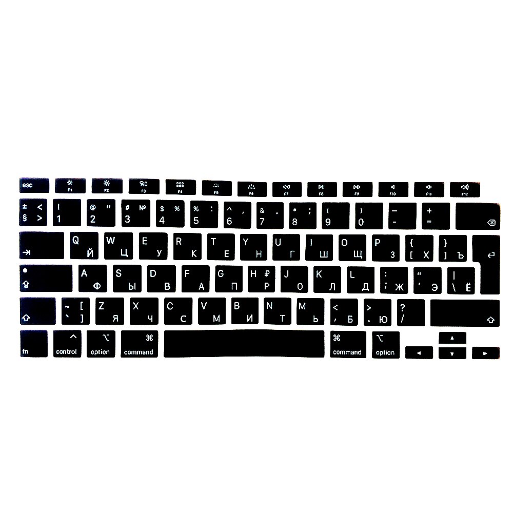 Laptop cover For macbook Air13 keyboard cases Air13.3 Keyboard cover 13 inch A2179 silicone keyboard Stickers Russian
