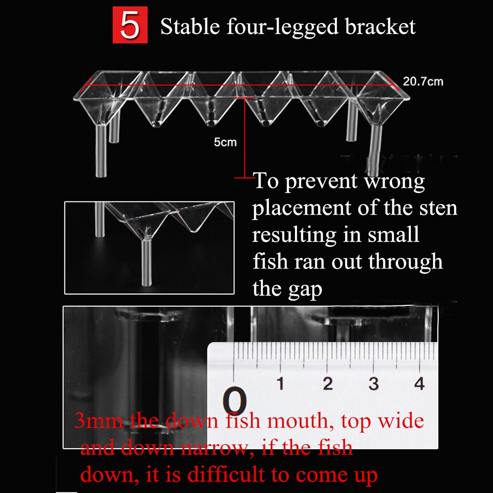 Transparent Fish Breeding Box Aquarium Hatcherys Double-deck Cage Trap Floating Isolation Tank Fry House Guppies Isolation Room