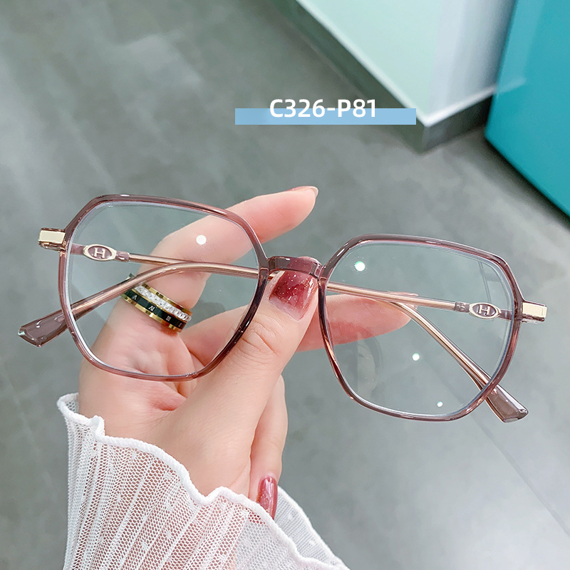Women Full Rim Optical Eyeglasses Frame Optional Colors Prescription Glasses TR-90 Eyewear Blue Light Blocking: Khaki