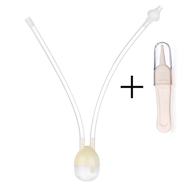 Pincettes d&#39;aspiration sous vide pour bébé, 2 pièces, pincettes nasales en plastique pour nettoyer les oreilles sales, soins sûrs pour bébé: Yellow