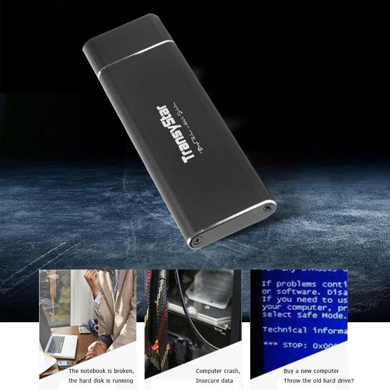 SSD USB3.1 Type-C To M.2 M-Key NVME for NGFF PCI Portable Hard Drive Enclosure External Solid State Box Solid State Drive Case