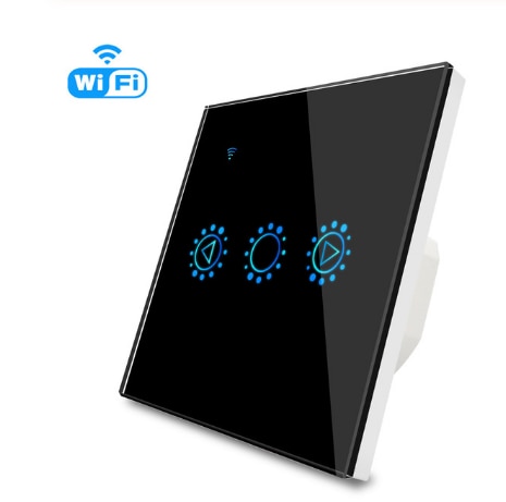 Tuya smart life led himmenninkytkin wifi älykäs valo kosketuskytkin himmennys yhteensopiva alexa google home himmennettävä 110v 220v us eu uk: Musta eu -standardi