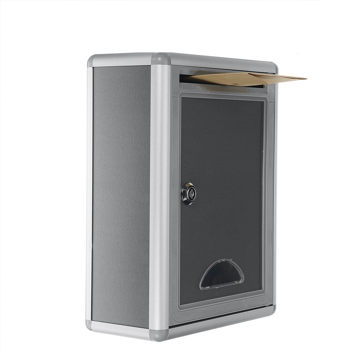 Aluminium Mailbox Outdoor Security Locking Mailbox Brief Doos Suggestie Doos Krant Mail Brief Post Home Tuin Decoratie