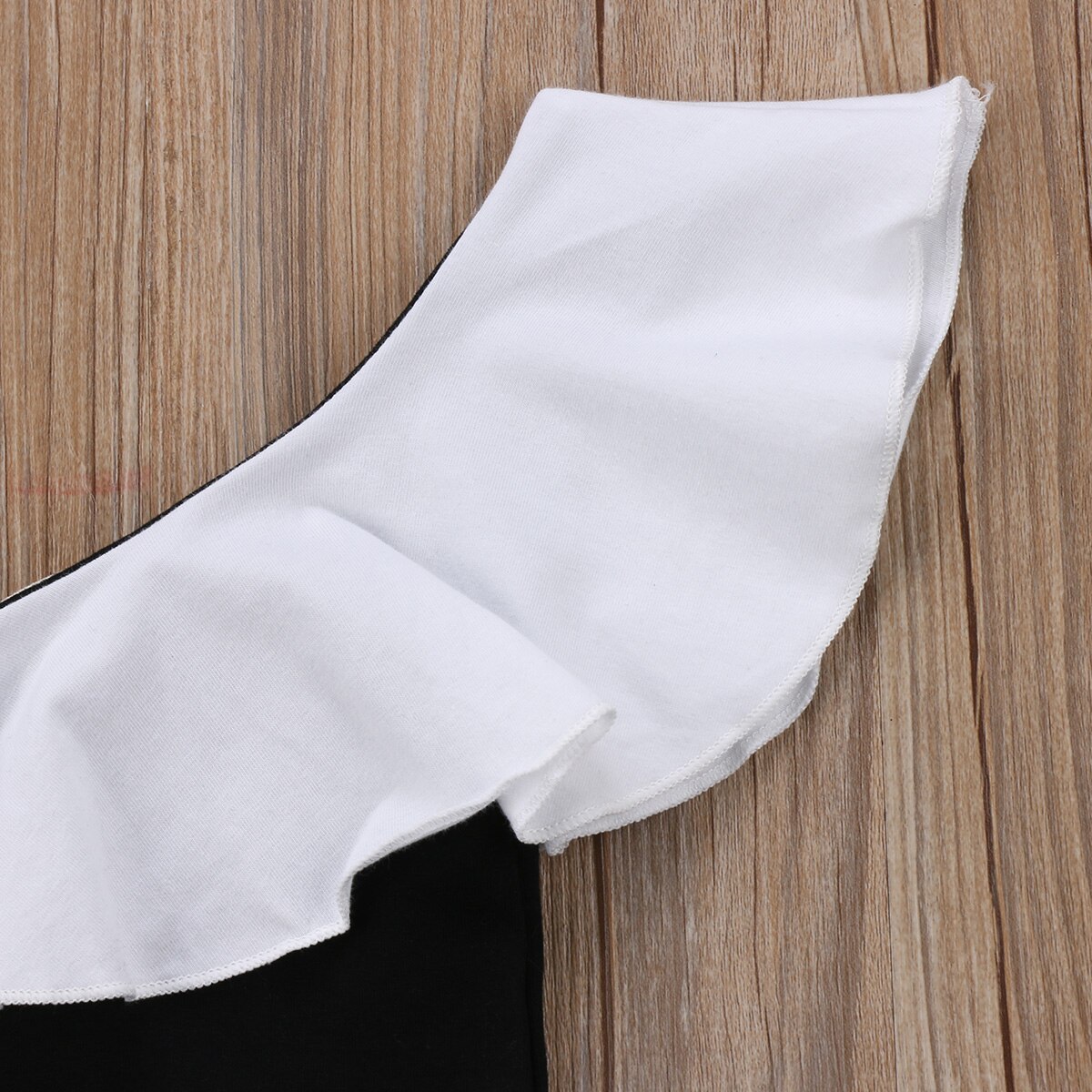 bebé recién nacido bebé chica hombro Body de volante Braga vestido Patchwork ropa 0-18M