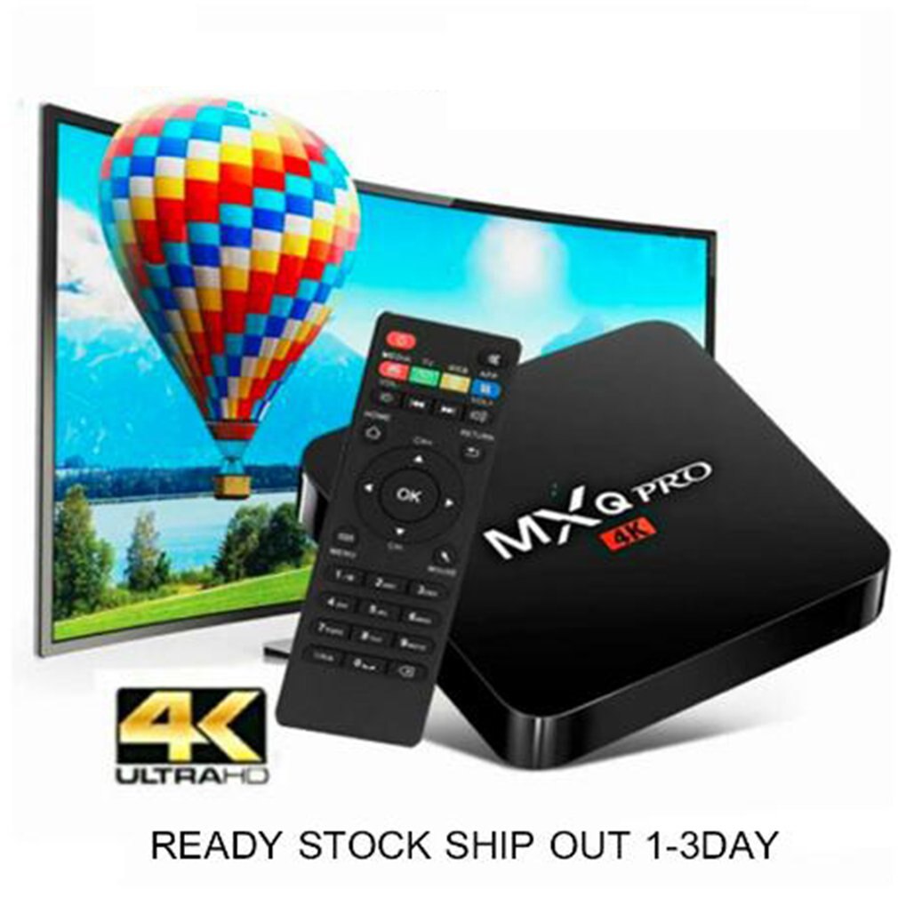 1000 Channels Smart TV Box Android MxqPro RK3229 Android 7.1K 1g + 8g Smart TV Box Amlogic 4-core Media for EU US AU UK