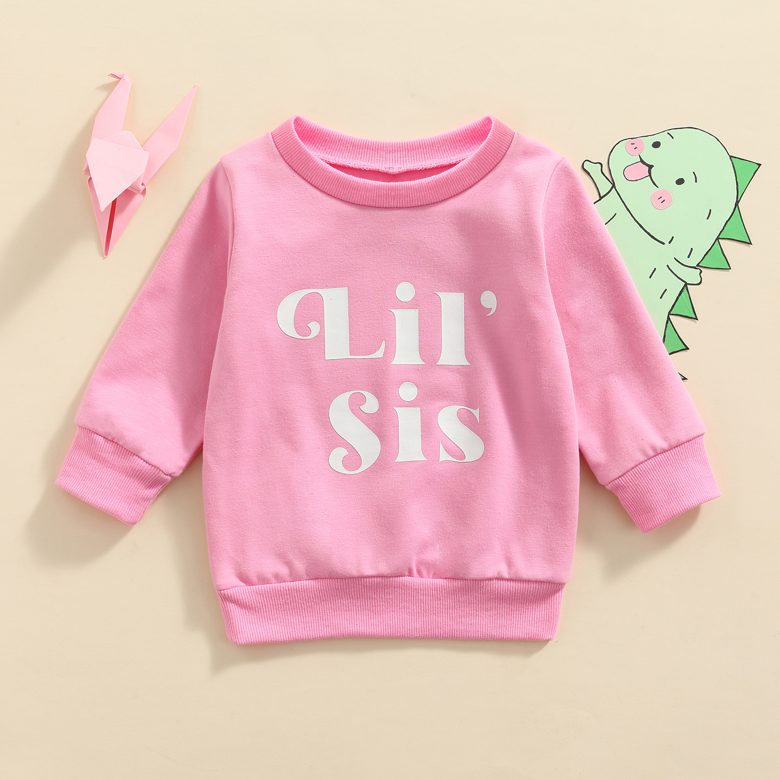 Sweat-shirt à manches longues pour bébé, pull ample et décontracté avec lettres imprimées, vêtement pour enfant, garçon et fille, automne