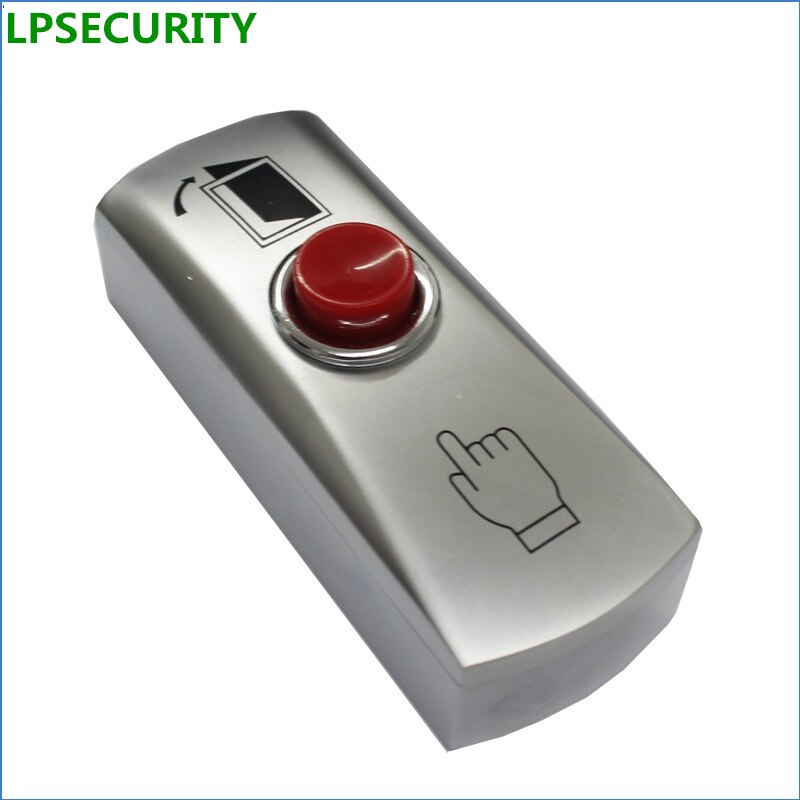 LPSECURITY Access Control System Door lock Release Exit Button Sensor Switch/door access push button NO COM 80*30*24mm