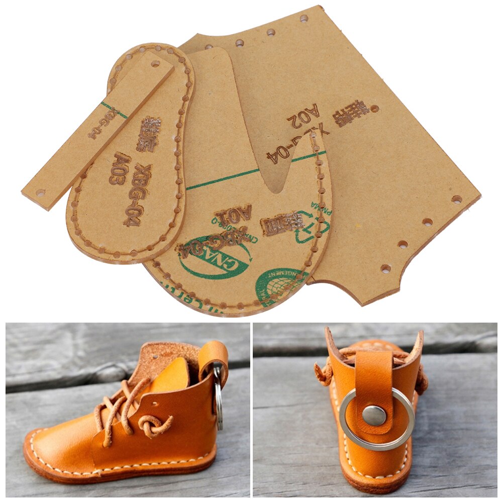 DIY Stiefel Vorlage transparent Acryl Vorlage Mini Schuhe Stiefel bilden DIY Leder aufbringen Schablone Acryl Ausführung DIY Wesentliche