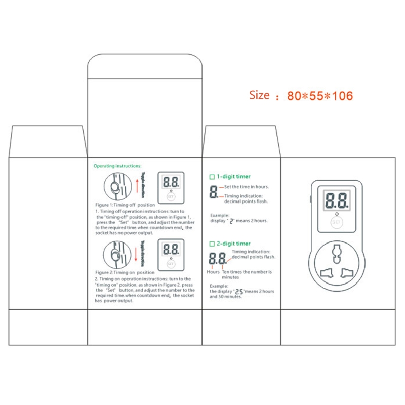 Timer Plug Socket Digital Electrical Timer Plug So... – Vicedeal