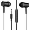 Auricolari Stereo da 3.5mm auricolari Stereo HiFi con riduzione del rumore per IOS Android UK Hr1: black