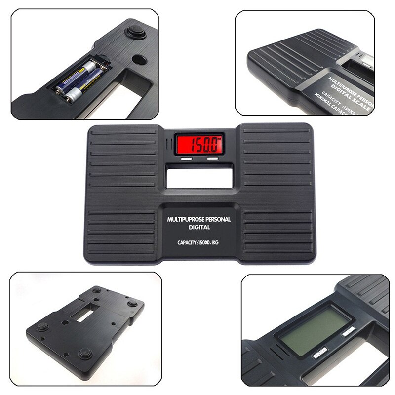 150KG Digital Electronic Fitness Bathroom Body Fat Weight Scale Health Weighing