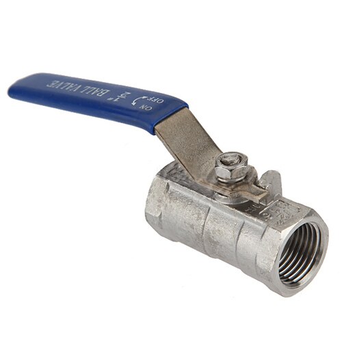 JFBL 1/2" Lever Female/Female Ball Valves Long Handle 316 Stainless Steel WOG1000