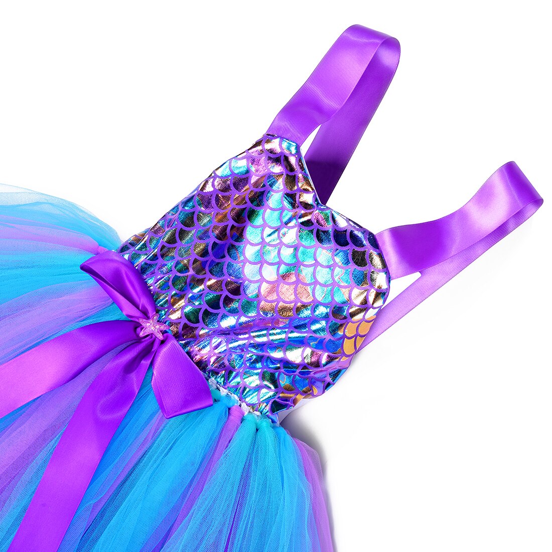 Disfraz de sirena para niña, Ropa de de cumpleaños infantil, vestidos de princesa de sirenita, disfraz de Pascua para carnaval