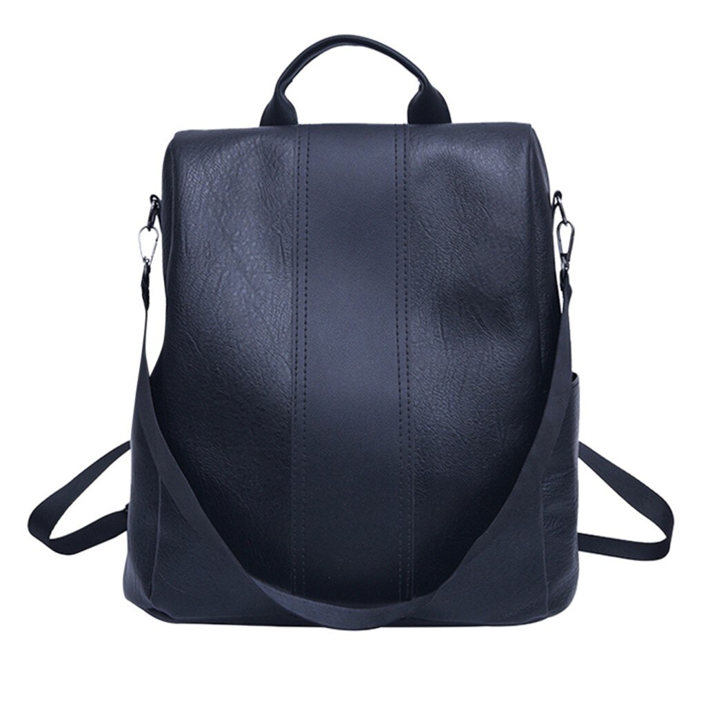 Women's Outdoor Simple Zipper Contrast Color Backpack Travel Bag рюкзак женский mochila feminina сумка мужская backpack: Default Title