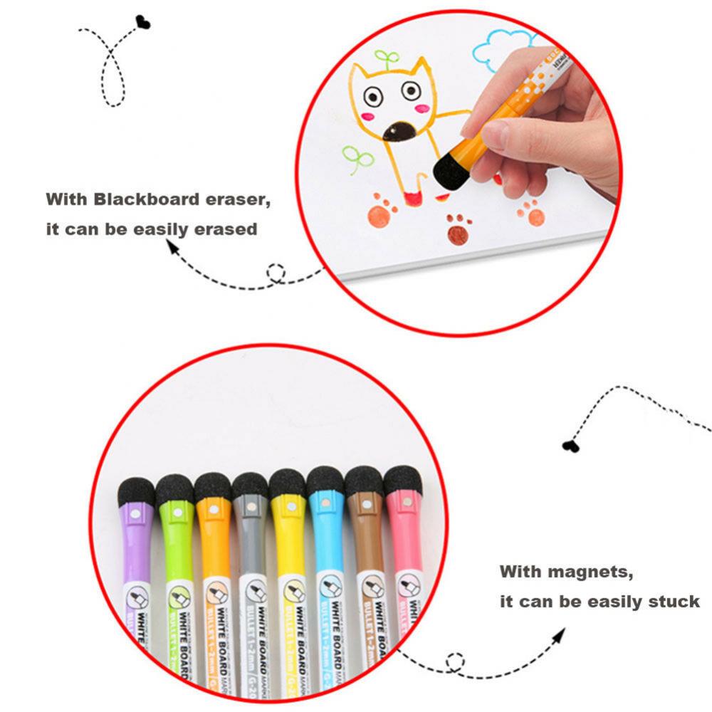 Magnetische Whiteboard Marker Stift Löschbaren Stift für Zeichnung Schreiben Marker Löschbaren Gremium Marker Stift Büro Schule Liefert