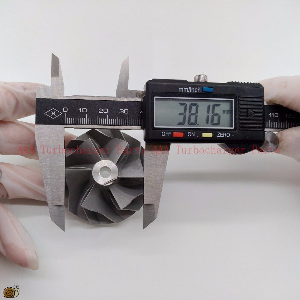 GT2052V Turbocharger Compressor Wheel 38.2x52mm,6/6 blades supplier AAA Turbocharger parts