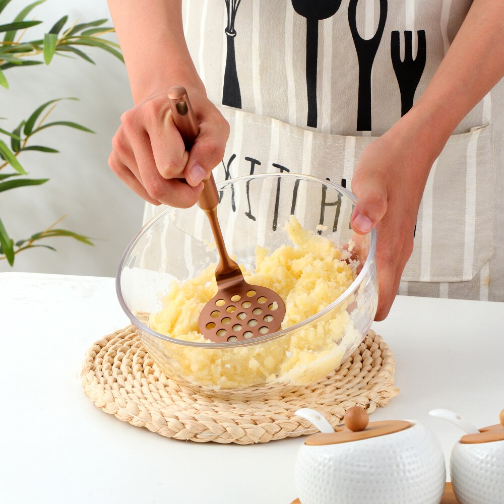1 Pcs Aardappel Druk Modder Rvs Shredder Aardappel Mash Geperst Tool Puree Fruit Crusher Groente Kitchen Tools Accessorie