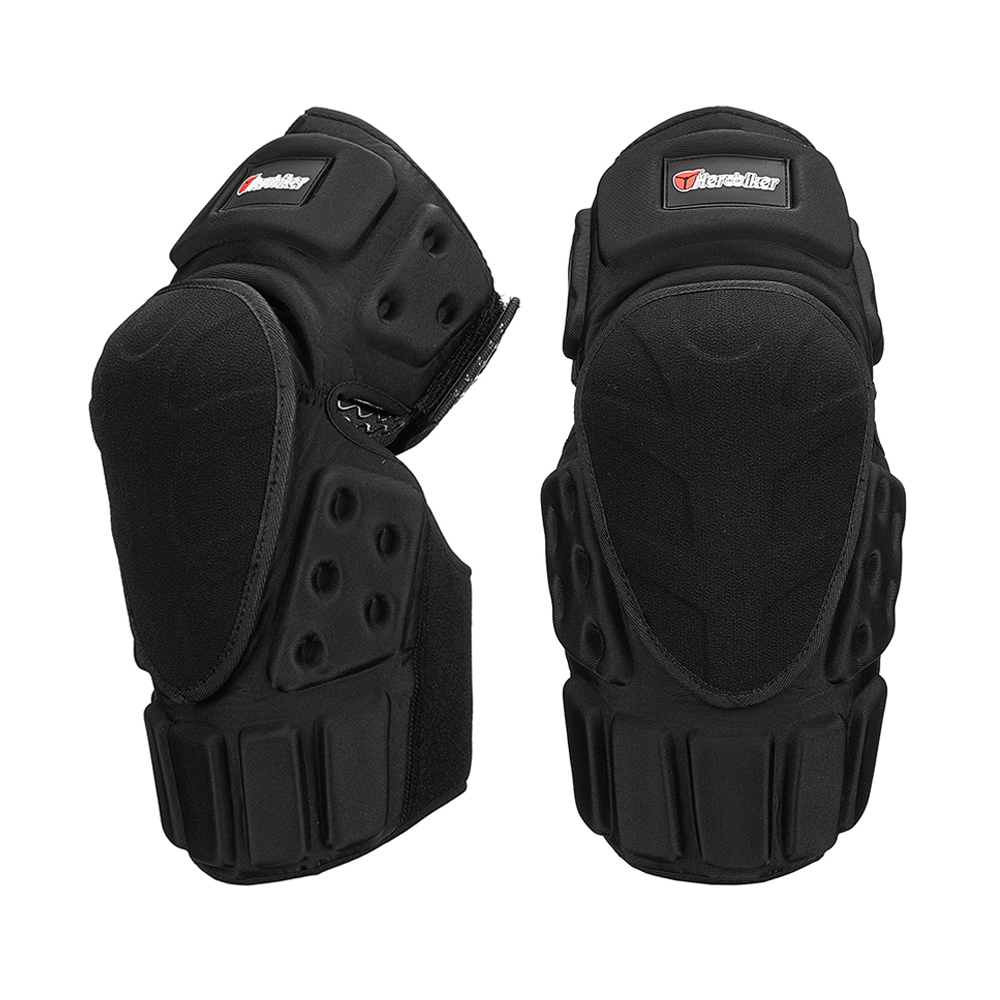 HEROBIKER-rodilleras de motocicleta todoterreno, protector de rodilla para patinaje y Motocross, equipo de protección: MK1008
