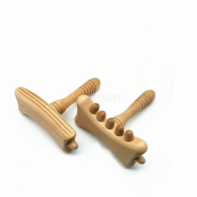 Wood Therapy Massage Tools Gua Sha Lymphatic Drainage Tool Relief Muscle Soreness Anti Cellulite Trigger Points Massage Hammer