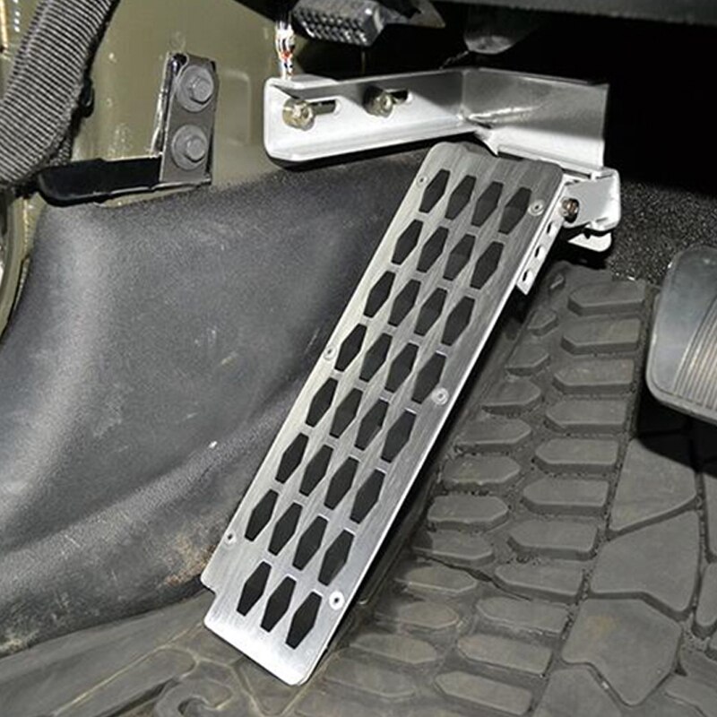 Voor Jeep Wrangler Jk 2/4-Deur Verstelbare Links Voetsteun Pedaal Rempedaal Clutch Gas Pedaal Pad Anti Slip