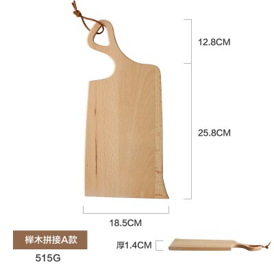 Japanse Stijl Walnoot/Beuken Speciale-Vormige Massief Houten Brood Snijplank Pizza Board Keuken Bakken Levert: Beech A