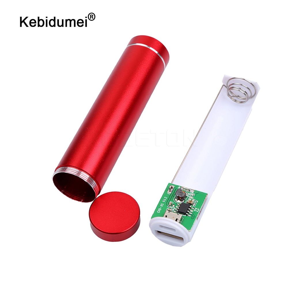 Kebidumei 5V 18650 Batterij doos Draagbare USB Mobiele Power Bank Charger Pack Doos Batterij Case