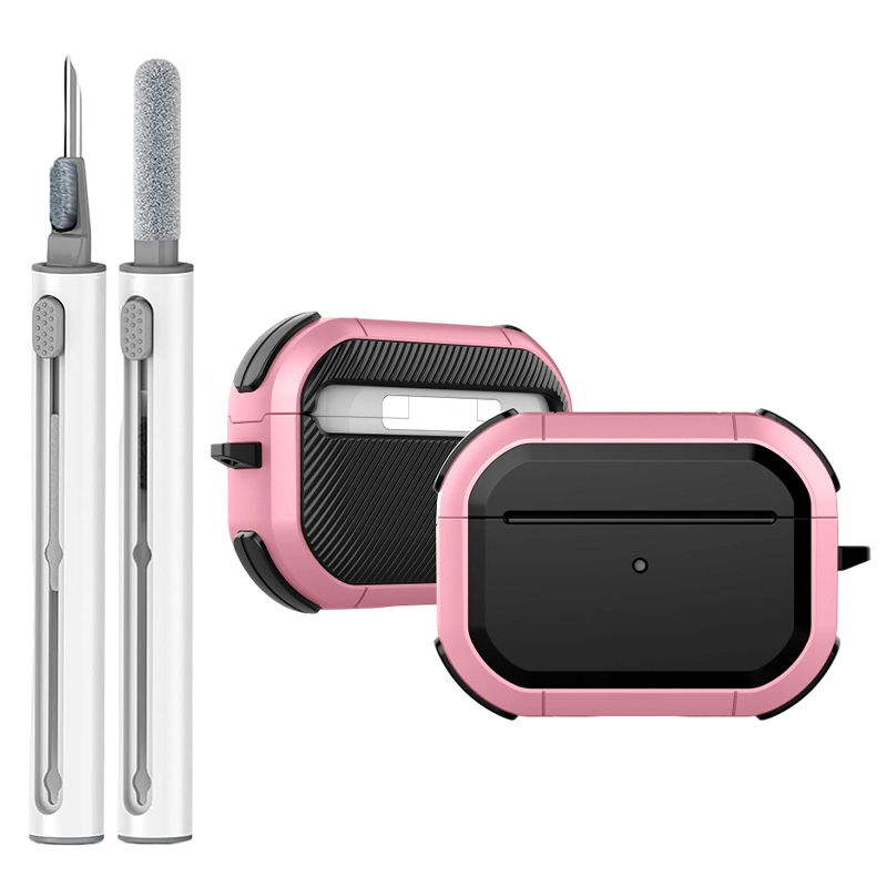Para AirPods Pro 2a 1.a generación 3 Max AirPod 4 funda de bloqueo seguro con llavero Air Pod de cuerpo completo protección a prueba de golpes