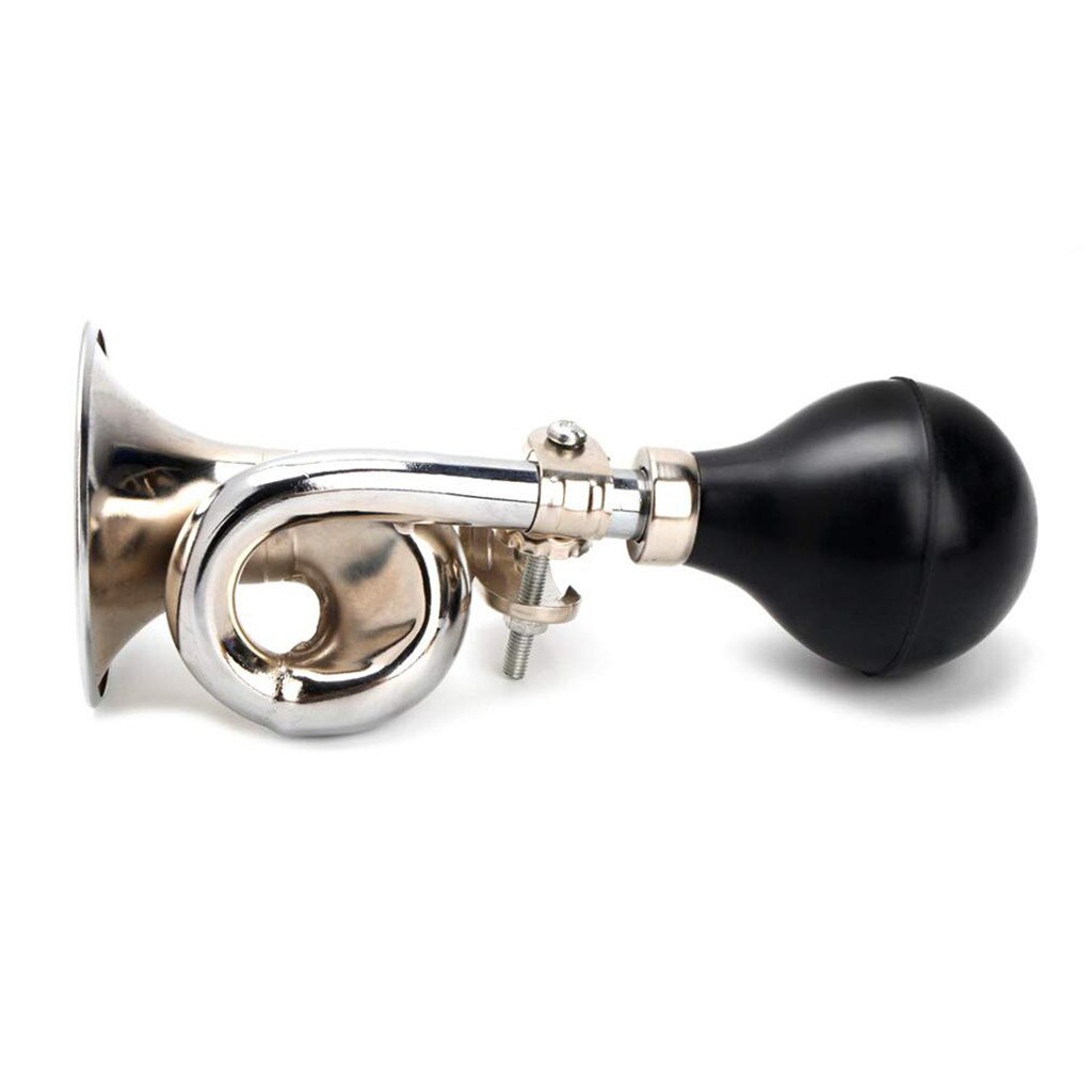 Original Bicycle Bike Cycling Retro Metal Air Horn Hooter Bell Bugle Trumpet Honking Bulb Trend #25