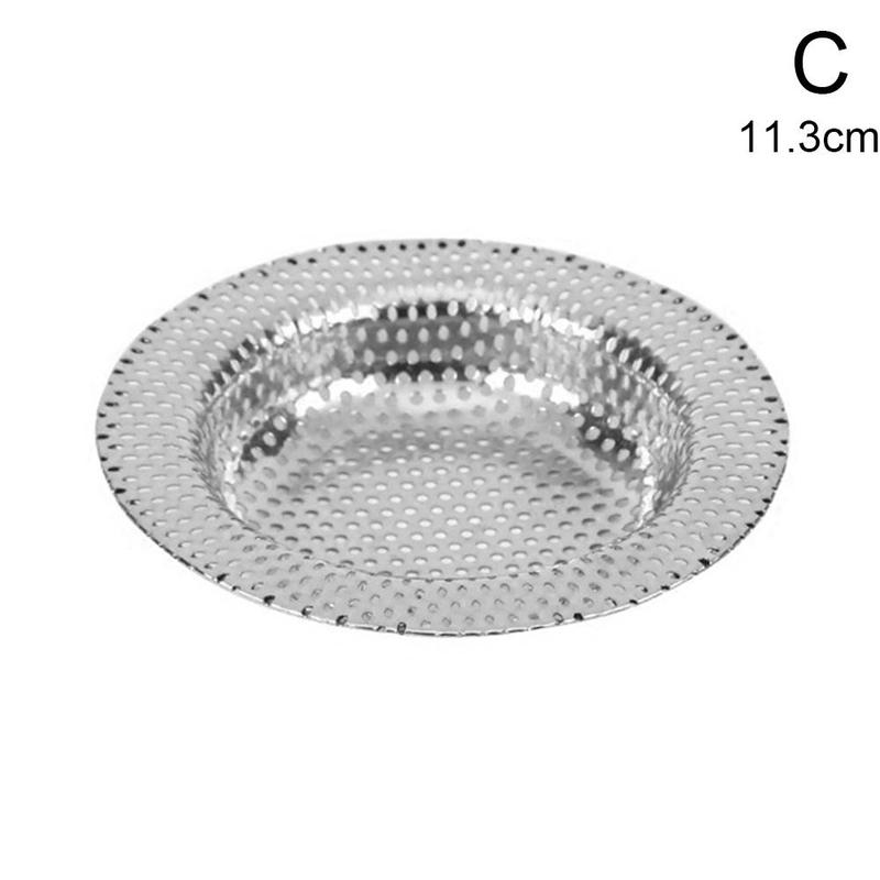 Kitchen Sink Strainer Full Coarse Mesh Kitchen Bathroom Bathtub Drain Filter Strainer Waste Screen: C