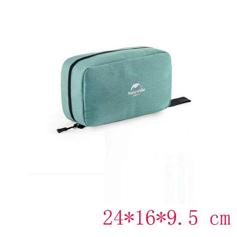 Naturehike Multifunctional Waterproof Traveling Toiletry Bag Cosmetic Bag Portable Bag Dry And Wet Separation NH18X030-B: M-Green