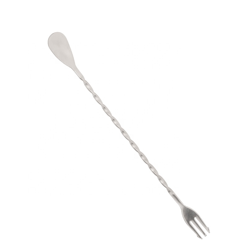 Engraved logo 4-piece premium stainless steel silver barware