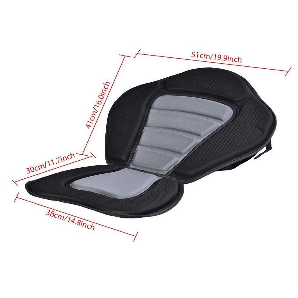 Kayak Seat Comfortable Cushioned Backrest SUPs Paddle-Board Support Pad