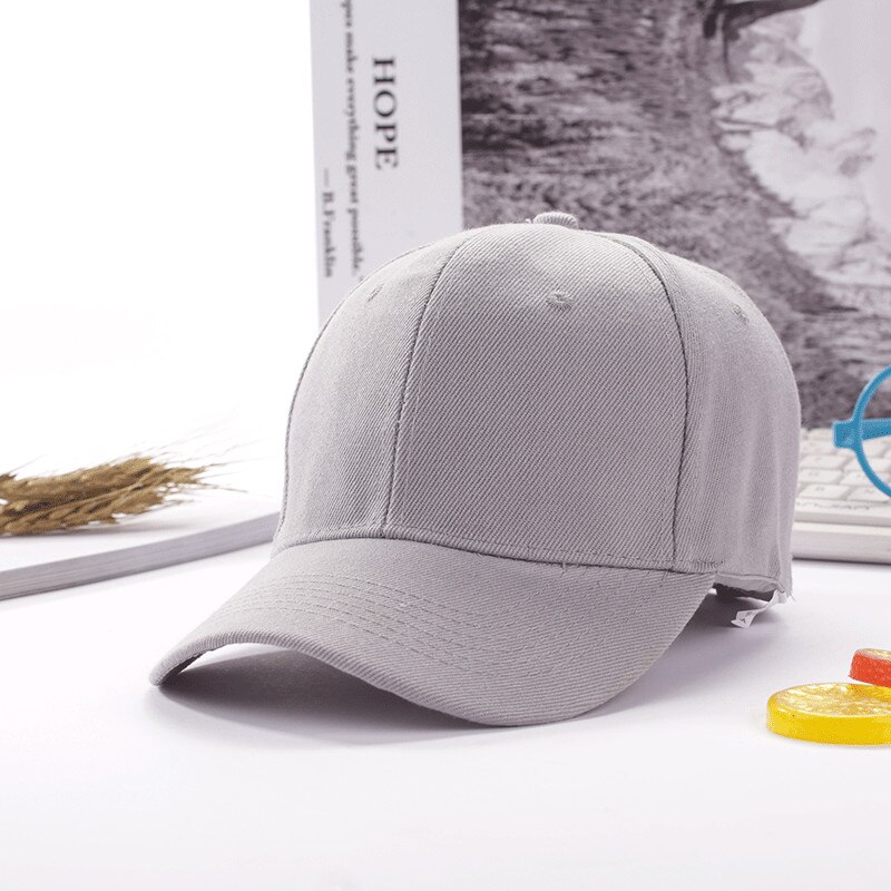Wjustforu Classic Casual Youth Caps Cotton Baseball Cap Washed Style Hat Plain Adjustable Solid Mens Hats Unisex Women Men Top: gary