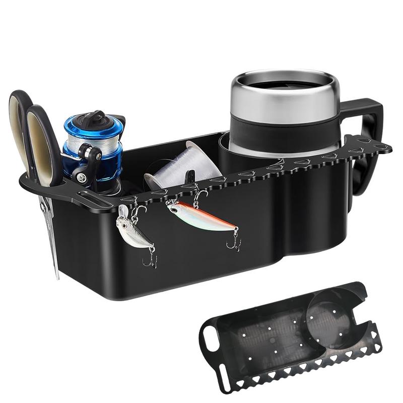 Boot Wasser flaschen halter Gummi lasche angebracht Boot Flaschen becher Veranstalter multifunktion ale Getränke halter Tablett für Fisch köder