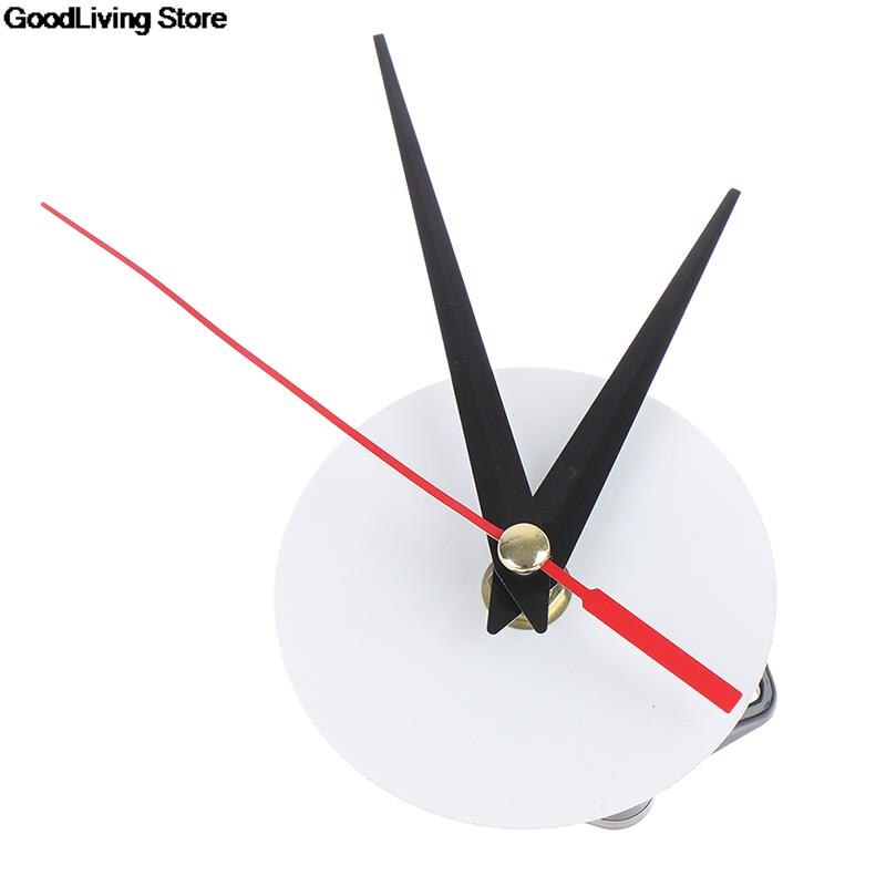 1 PC DIY Wall Clock Quartz Needle 3D Acrylic Wall Clock Cross Stitch Movement Dial Accessories Watch Core Home Decor: White
