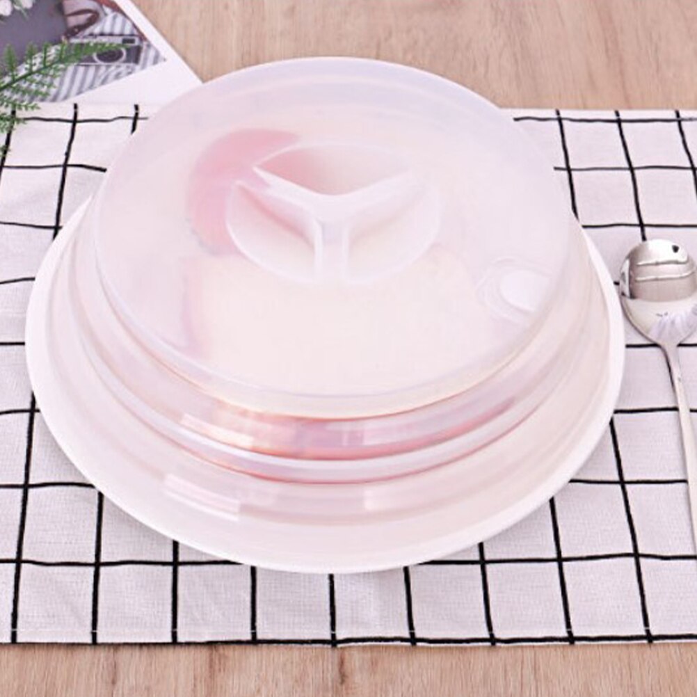 Housse de protection anti-insectes pour micro-ondes, couvercle résistant à l&#39;huile, pour assiette, bol, couvercle chauffant pour four à micro-ondes