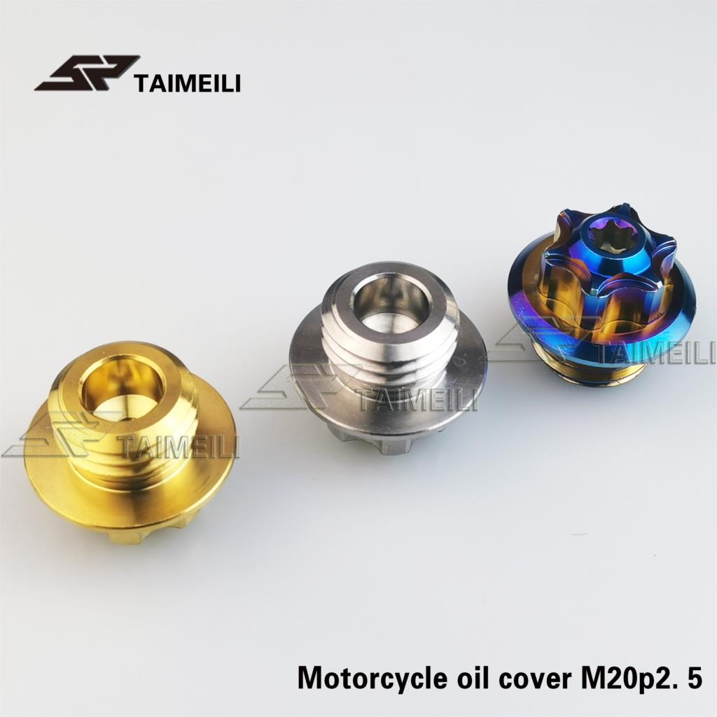 Titanium legering  tc4 motorfiets  m20 p2.5 oliedeksel schroef hard fight / bws fossad gyg gu bheil a