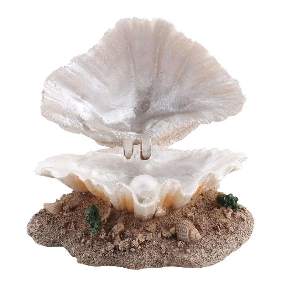 Barboteur en perles de coquillage pour Aquarium, ornement artificiel pour faire des bulles d&#39;air en corail: Default Title