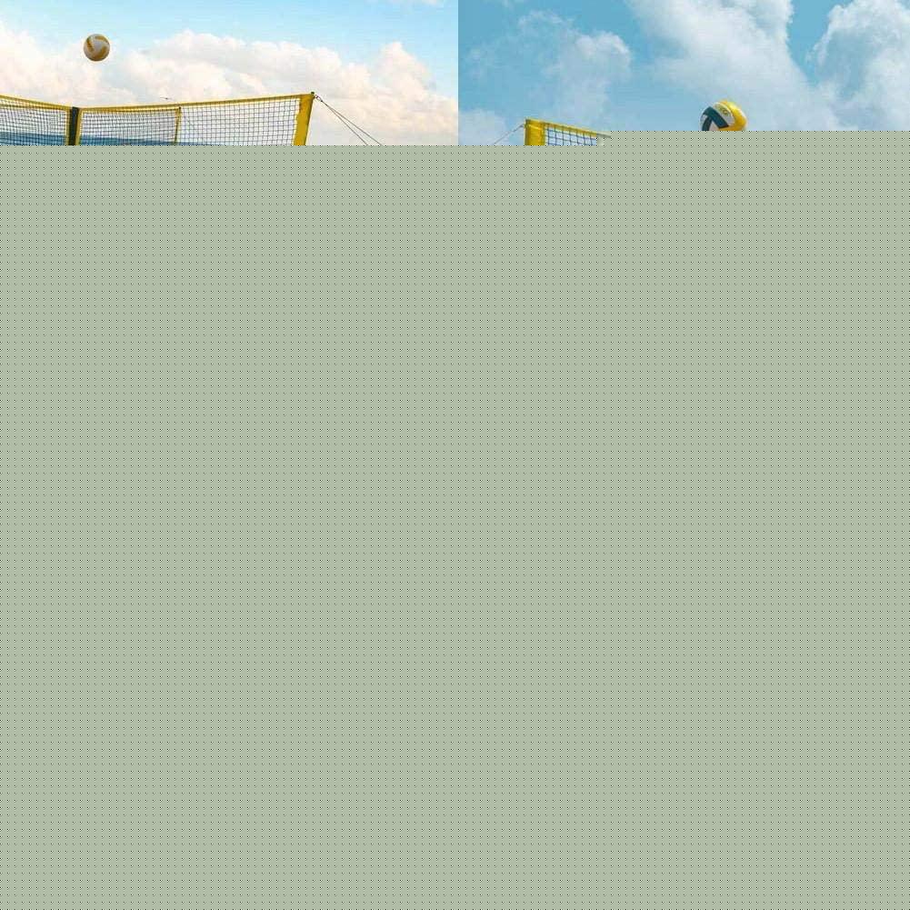 Support de filet de Volleyball croisé à quatre côtés réglable en hauteur montage rapide ensemble de support Portable pour plage en plein air
