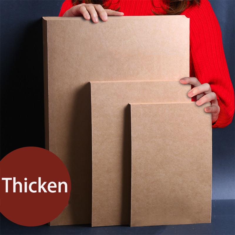 Papier Kraft brun de A4 A3 70g/300g, carton épais artisanal pour fabrication de cartes à faire soi-même