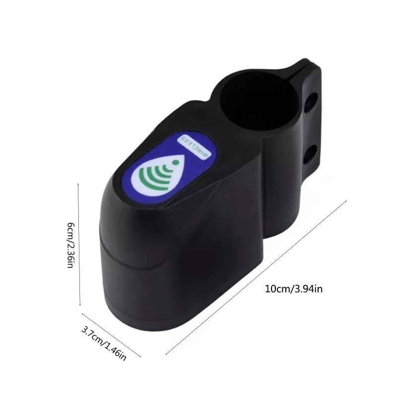 Alarme Antivol Vélo Sans Fil – 7 Niveaux Sensibilité, 113 DB, Télécommande 20 M, étanche IP55, Installation Facile
