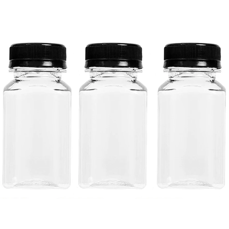150/500ml tomme plastik drikkebeholdere med sorte skruelåg, genanvendelige til køkkenkøleskab, spiritus, mad, sovs, emballage: Violet/紫罗兰