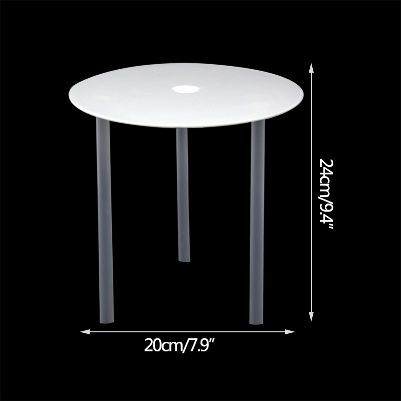 3 Tier Cake Holder Transparent Round Acrylic Cupcake Cake Stand Assemble Disassemble Birthday Tools Party Stand Decoration: 1-tier dia 20cm